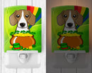 Ceramic Night Light Compact, UL-Certified, Ideal for Bedroom, Bathroom, Nursery, Hallway, Kitchen, 6x4x3, Multicolor