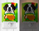 Ceramic Night Light Compact, UL-Certified, Ideal for Bedroom, Bathroom, Nursery, Hallway, Kitchen, 6x4x3, Multicolor