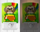 Ceramic Night Light Compact, UL-Certified, Ideal for Bedroom, Bathroom, Nursery, Hallway, Kitchen, 6x4x3, Multicolor