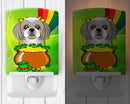 Ceramic Night Light Compact, UL-Certified, Ideal for Bedroom, Bathroom, Nursery, Hallway, Kitchen, 6x4x3, Multicolor