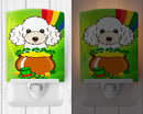 Ceramic Night Light Compact, UL-Certified, Ideal for Bedroom, Bathroom, Nursery, Hallway, Kitchen, 6x4x3, Multicolor