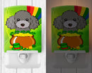 Ceramic Night Light Compact, UL-Certified, Ideal for Bedroom, Bathroom, Nursery, Hallway, Kitchen, 6x4x3, Multicolor