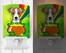 Ceramic Night Light Compact, UL-Certified, Ideal for Bedroom, Bathroom, Nursery, Hallway, Kitchen, 6x4x3, Multicolor
