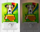 Ceramic Night Light Compact, UL-Certified, Ideal for Bedroom, Bathroom, Nursery, Hallway, Kitchen, 6x4x3, Multicolor