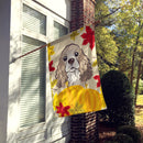 Cocker Spaniel Thanksgiving Flag Canvas House Size BB2022CHF