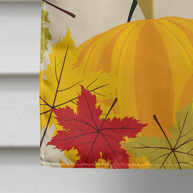 Yellow Labrador Thanksgiving Flag Canvas House Size BB2028CHF