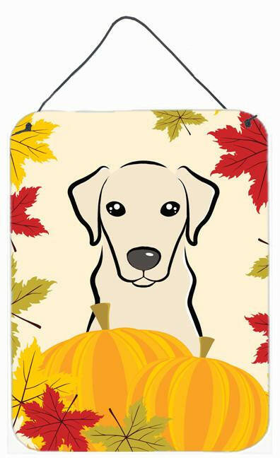 Yellow Labrador Thanksgiving Wall or Door Hanging Prints BB2028DS1216