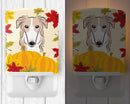 Borzoi Thanksgiving Ceramic Night Light BB2034CNL