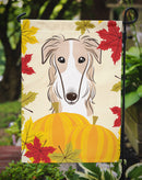 Borzoi Thanksgiving Garden Flag – Decorative Outdoor Yard Flag BB2034GF