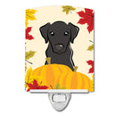 Black Labrador Thanksgiving Ceramic Night Light BB2041CNL