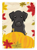 Black Labrador Thanksgiving Garden Flag – Decorative Outdoor Yard Flag BB2041GF