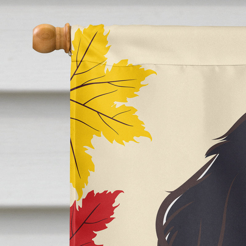 Bernese Mountain Dog Thanksgiving Flag Canvas House Size BB2043CHF