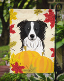 Border Collie Thanksgiving Garden Flag – Decorative Outdoor Yard Flag BB2047GF