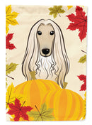 Afghan Hound Thanksgiving Garden Flag – Decorative Outdoor Yard Flag BB2050GF