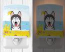 Alaskan Malamute Summer Beach Ceramic Night Light BB2086CNL
