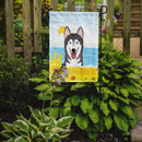 Alaskan Malamute Summer Beach Garden Flag – Decorative Outdoor Yard Flag BB2086GF