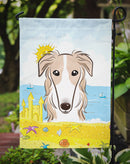 Borzoi Summer Beach Garden Flag – Decorative Outdoor Yard Flag BB2096GF