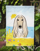 Afghan Hound Summer Beach Garden Flag – Decorative Outdoor Yard Flag BB2112GF