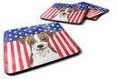 American Flag and Jack Russell Terrier Foam Coaster