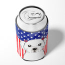 American Flag and Maltese Can or Bottle Hugger BB2138CC