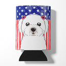 American Flag and Maltese Can or Bottle Hugger BB2138CC