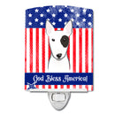 American Flag and Bull Terrier Ceramic Night Light BB2139CNL