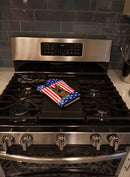 American Flag and German Shepherd Oven Mitt BB2141OVMT