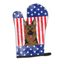 American Flag and German Shepherd Oven Mitt BB2141OVMT