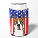 American Flag and Boxer Can or Bottle Hugger BB2153CC