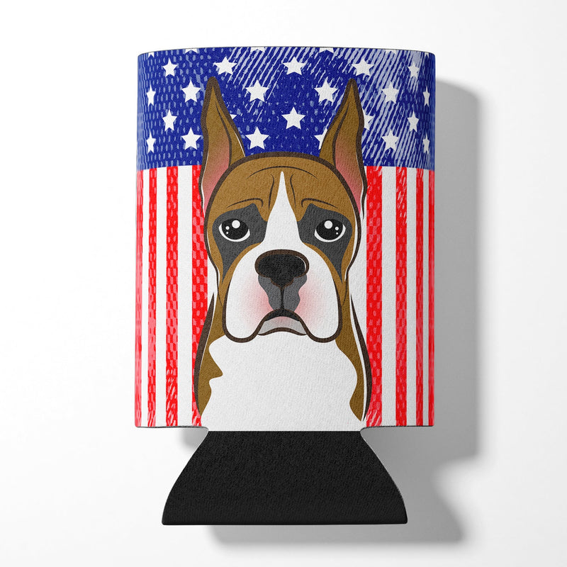 American Flag and Boxer Can or Bottle Hugger BB2153CC