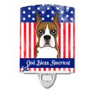 American Flag and Boxer Ceramic Night Light BB2153CNL