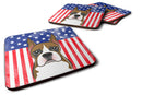 American Flag and Boxer Foam Coaster
