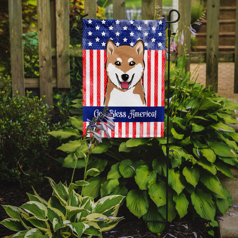 Shiba Inu Flag Garden Size BB2155GF