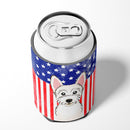 American Flag and Westie Can or Bottle Hugger BB2156CC