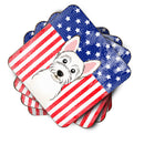 American Flag and Westie Foam Coaster