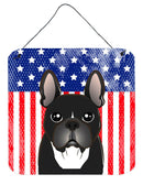 American Flag and French Bulldog Wall or Door Hanging Prints BB2157DS66