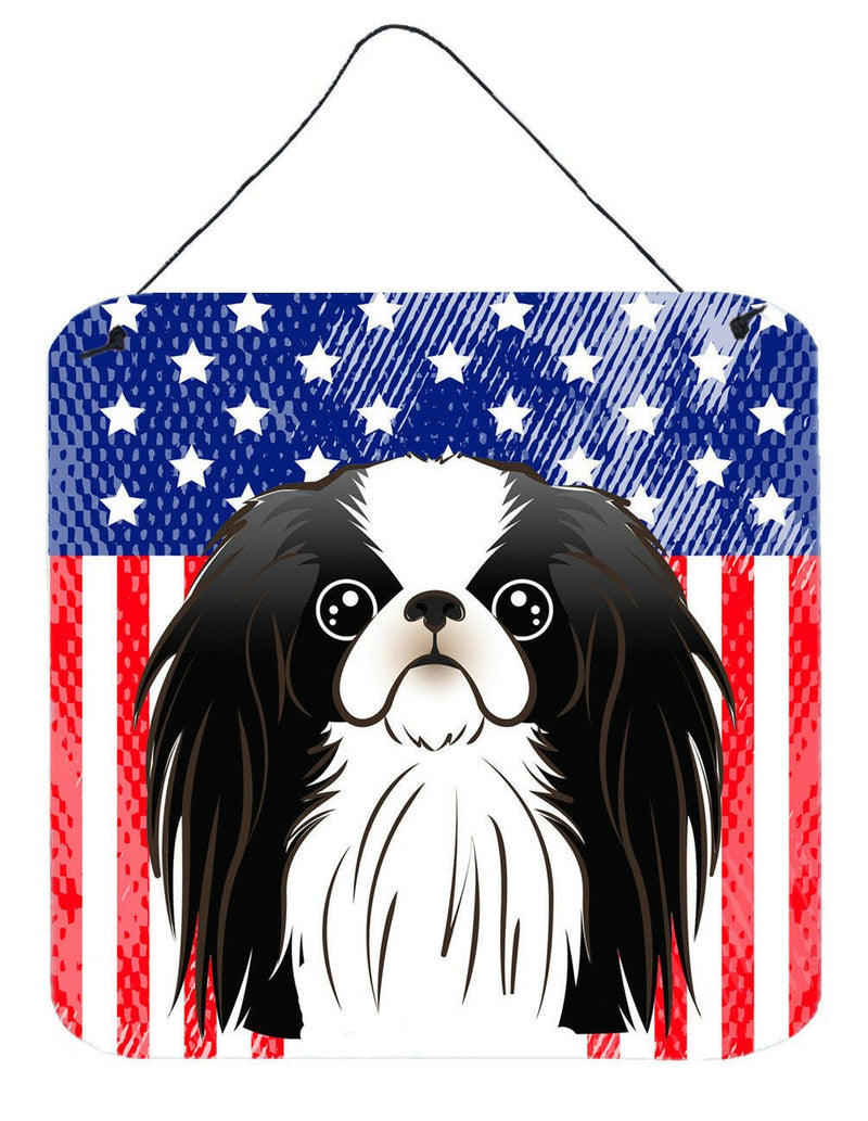 American Flag and Japanese Chin Wall or Door Hanging Prints BB2160DS66