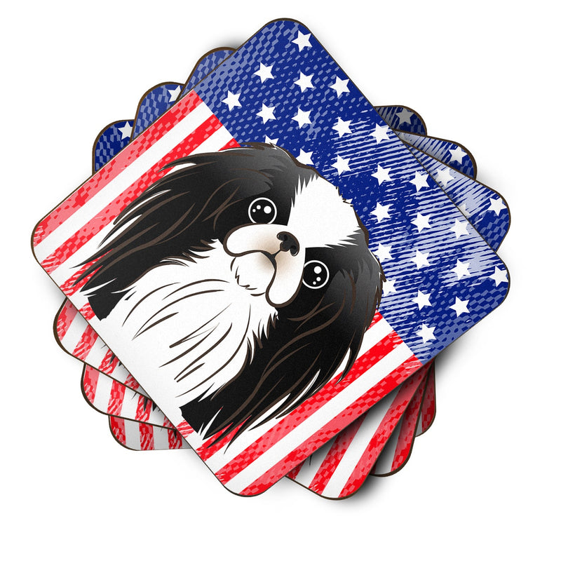 American Flag and Japanese Chin Foam Coaster