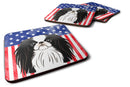American Flag and Japanese Chin Foam Coaster
