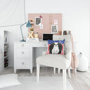 American Flag and Japanese Chin Throw Pillow - 14x14 Decorative Pillow – Art for Your Home & Patio BB2160PW1414