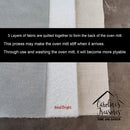 American Flag and Wirehaired Dachshund Oven Mitt BB2163OVMT