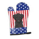 American Flag and Black Labrador Oven Mitt BB2165OVMT