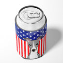 American Flag and Italian Greyhound Can or Bottle Hugger BB2166CC