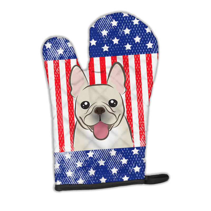 American Flag and French Bulldog Oven Mitt BB2168OVMT