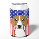 American Flag and Beagle Can or Bottle Hugger BB2169CC