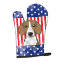 American Flag and Beagle Oven Mitt BB2169OVMT