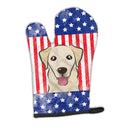American Flag and Golden Retriever Oven Mitt BB2182OVMT
