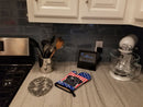 American Flag and Black Pug Oven Mitt BB2193OVMT