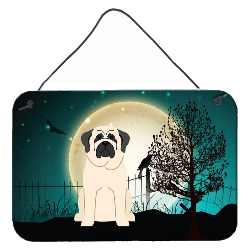 Halloween Scary Mastiff White Wall or Door Hanging Prints BB2207DS812