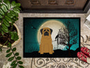 Halloween Scary Mastiff Doormat Indoor Outdoor 24H X 36W Front Door Mat Rugs for Entryway, Non Slip Washable Low Pile,